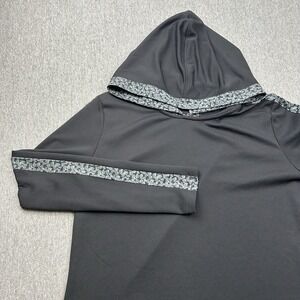 FootJoy Lightweight Golf Hoodie Black Long Sleeve Men's Medium Pullover Shirt